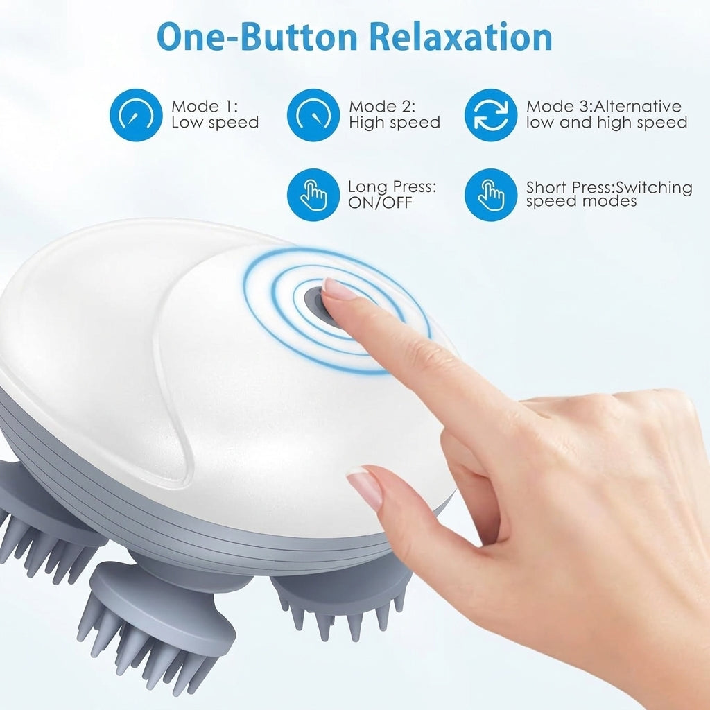 Rechargeable Scalp Massager – Electric Head & body Massager