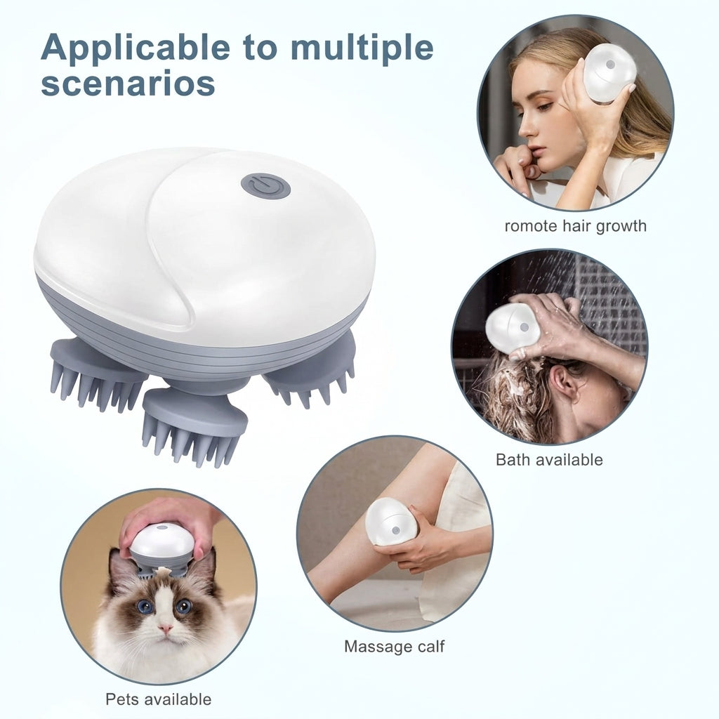 Rechargeable Scalp Massager – Electric Head & body Massager